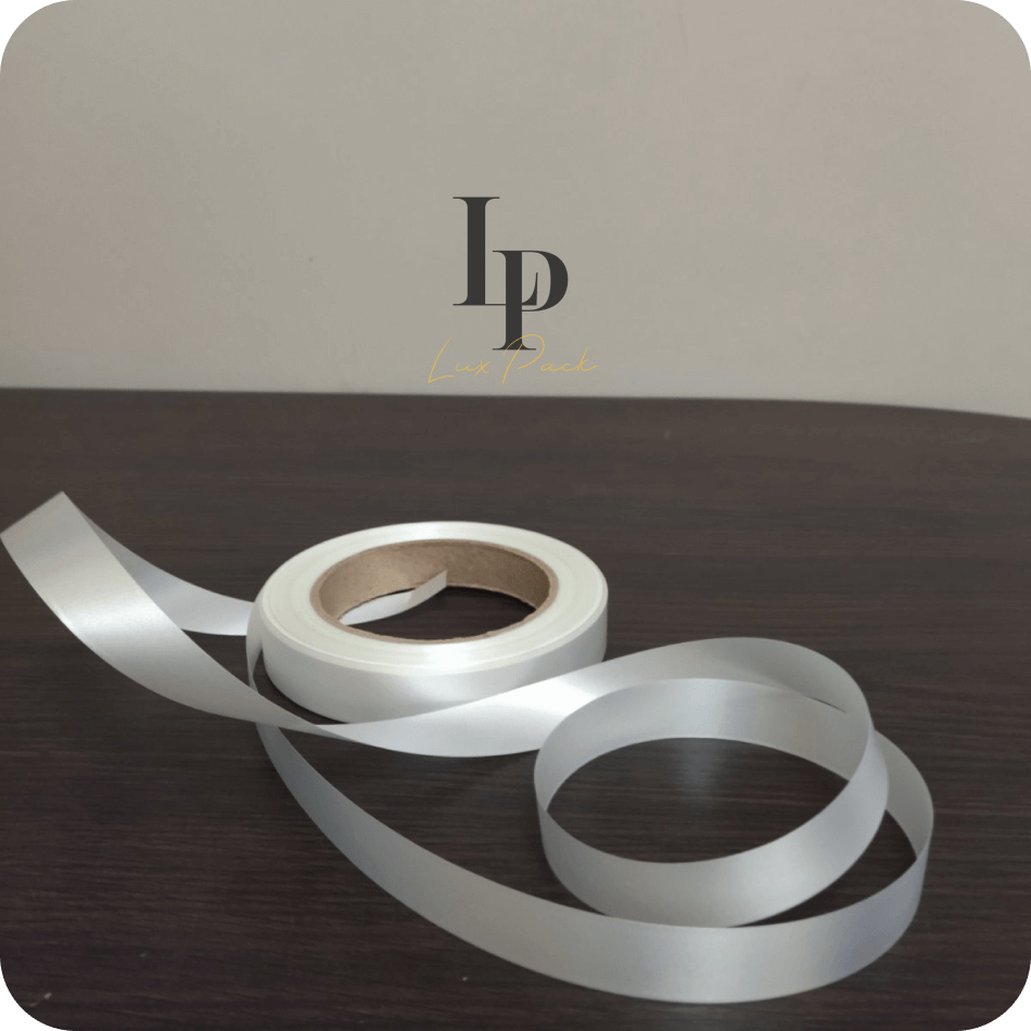 florystychna srichka bila 2 Стрічка флористична 2см*50м Біла