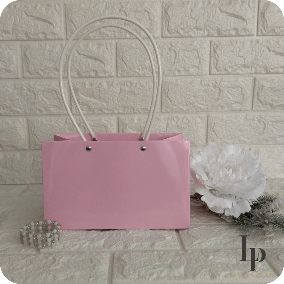 sumka temno rozheva Сумка для квітів велика рожевий