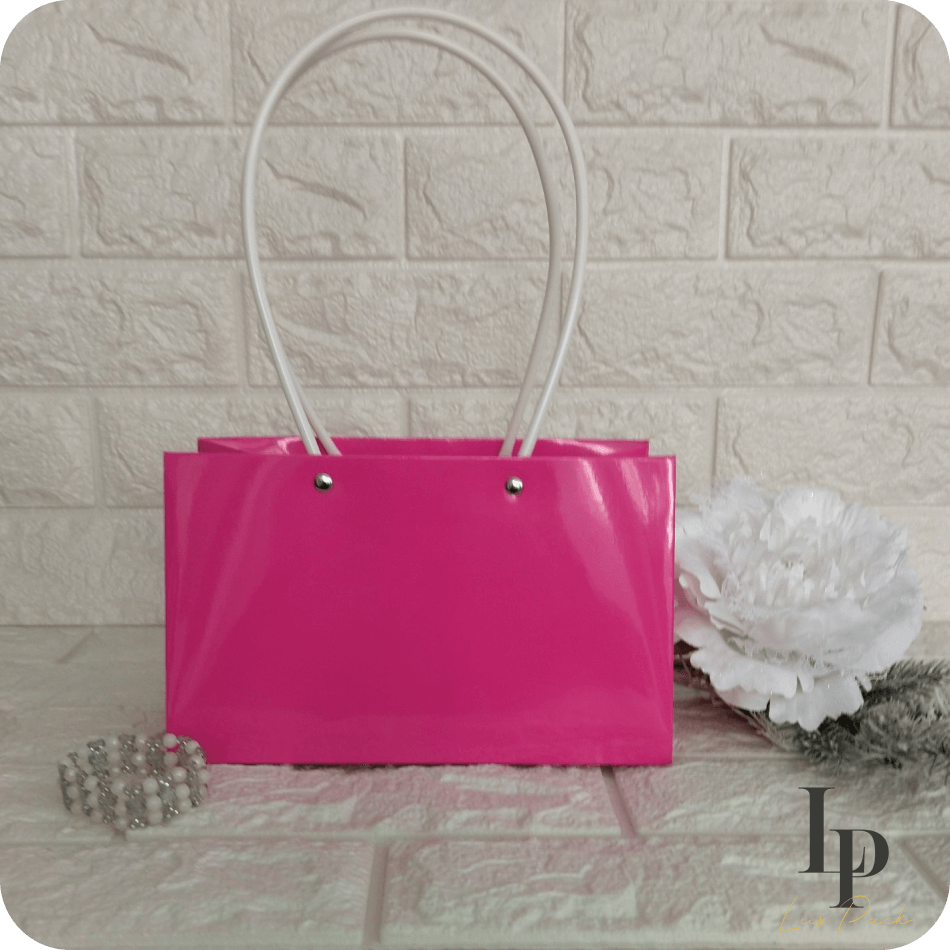 sumka rozheva Сумка для квітів велика рожева