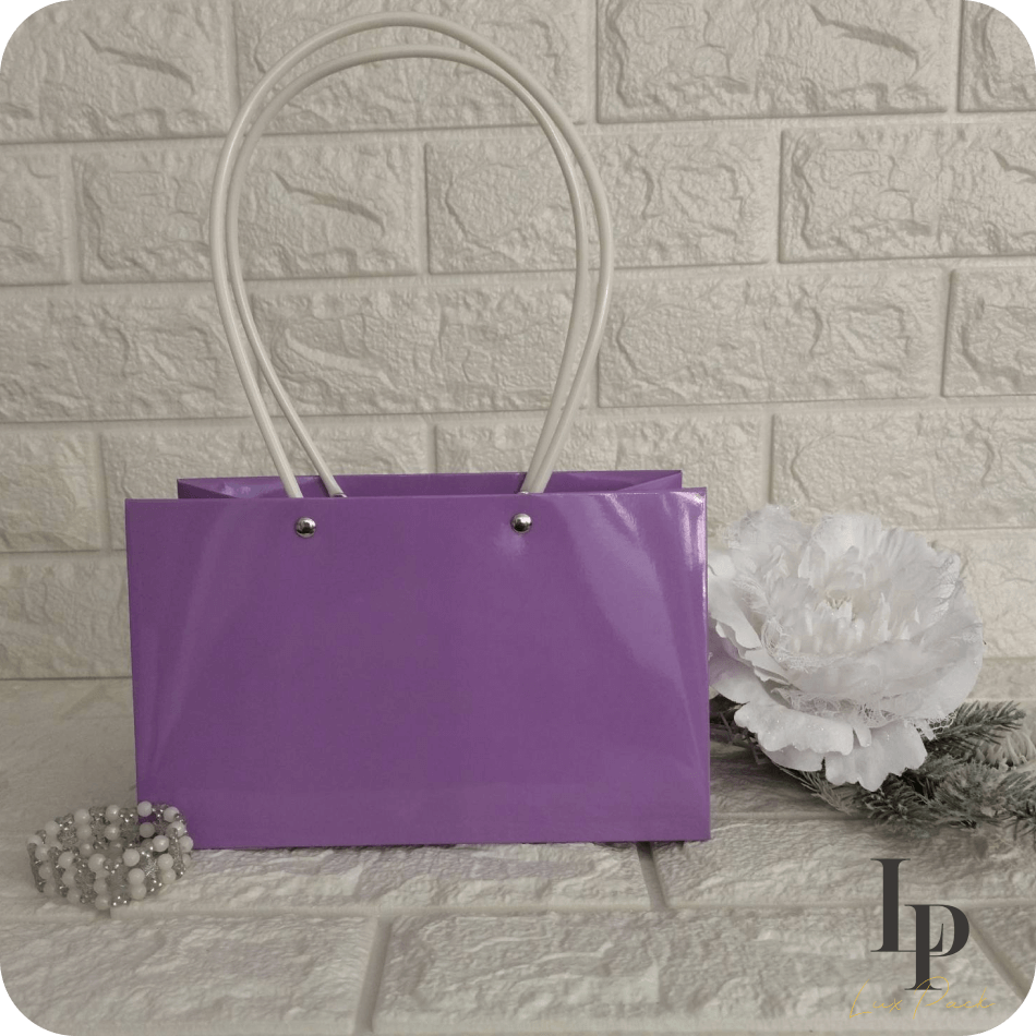 sumka fioletova Сумка для квітів велика фіолетова
