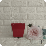 Сумка для квітів маленька Бордо