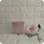 Сумка для квітів маленька пудра