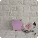 Сумка для квітів маленька рожева