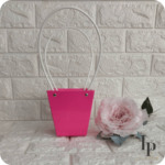 Сумка для квітів маленька малинова