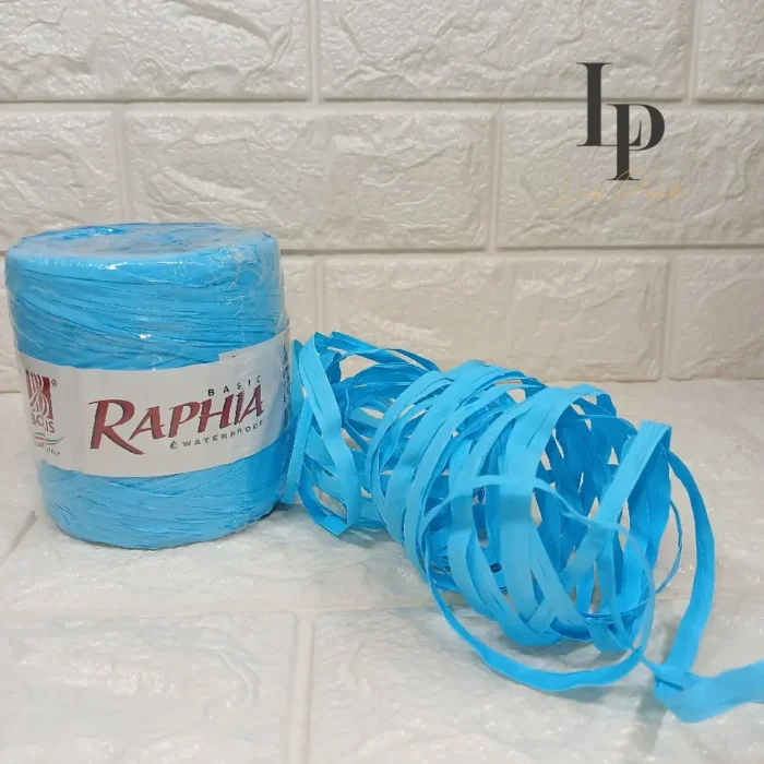 Зав'язка Raphia Блакитна