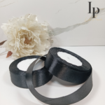 Стрічка Атласна Чорна 2.5 см