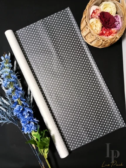 Плівка матова Горох Білий