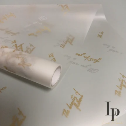 Плівка матова одностороння Напівпрозора Текст